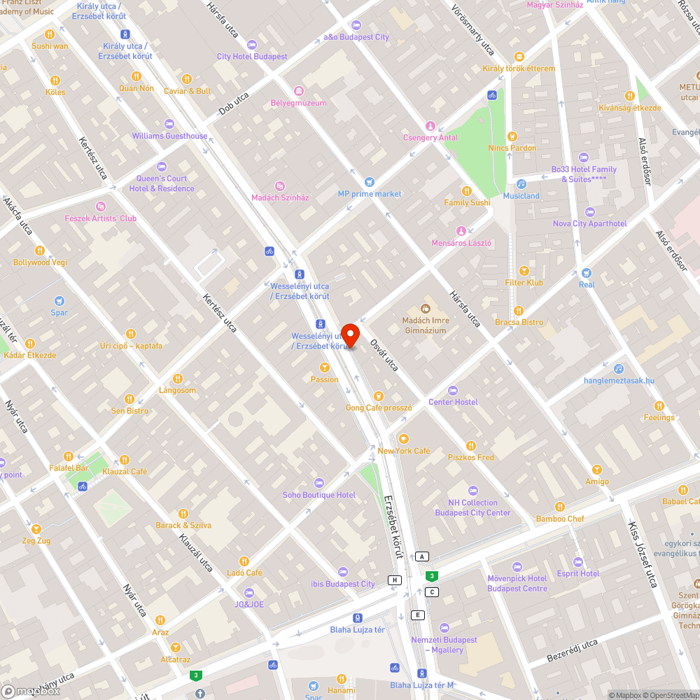 Fedlap bejelentés helye