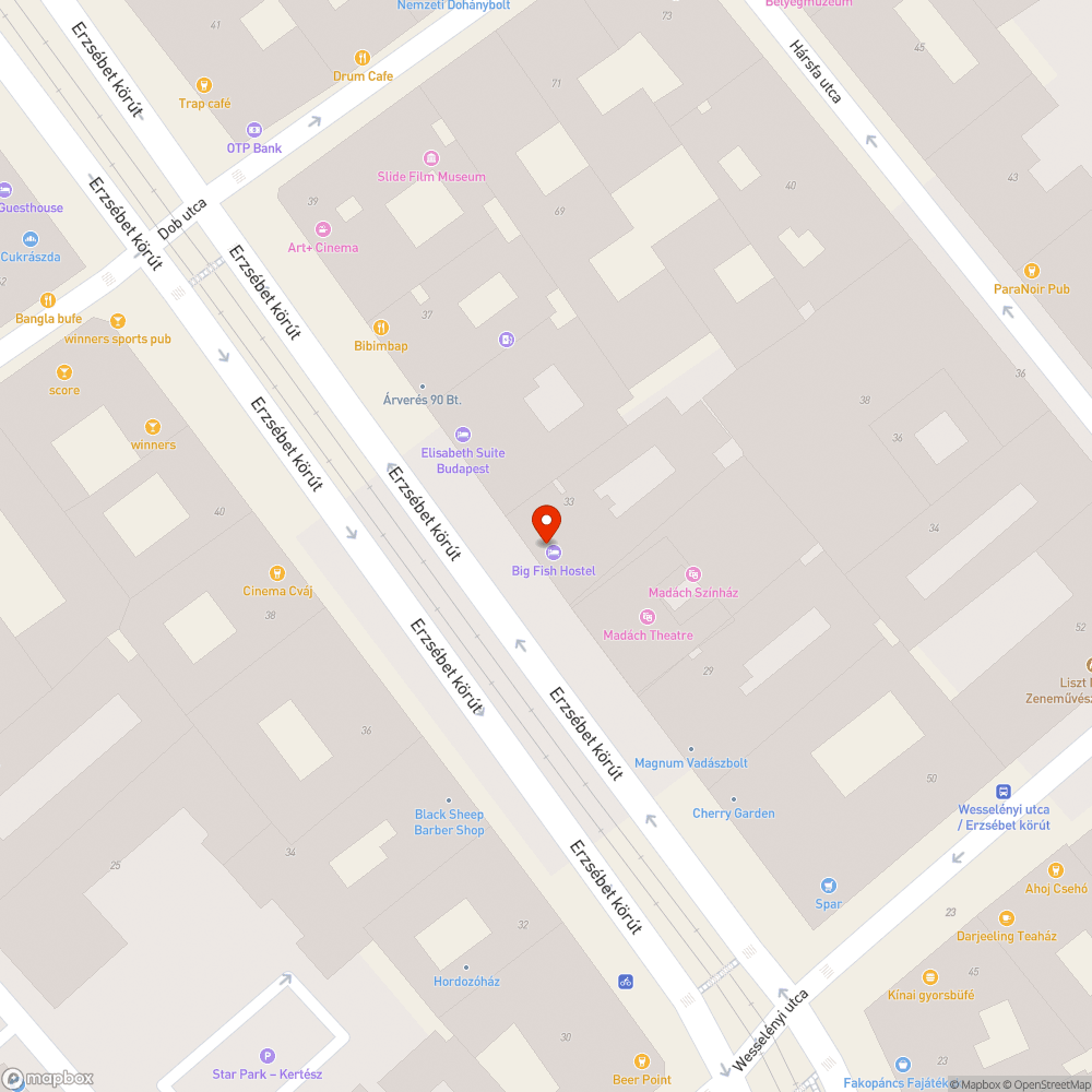 Széteső pad bejelentés helye