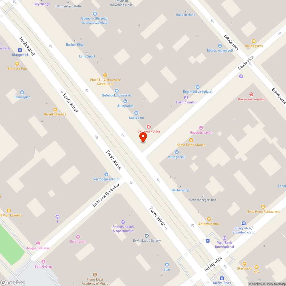 Hiányzó poller és egy botlásveszélyes lyuk bejelentés helye