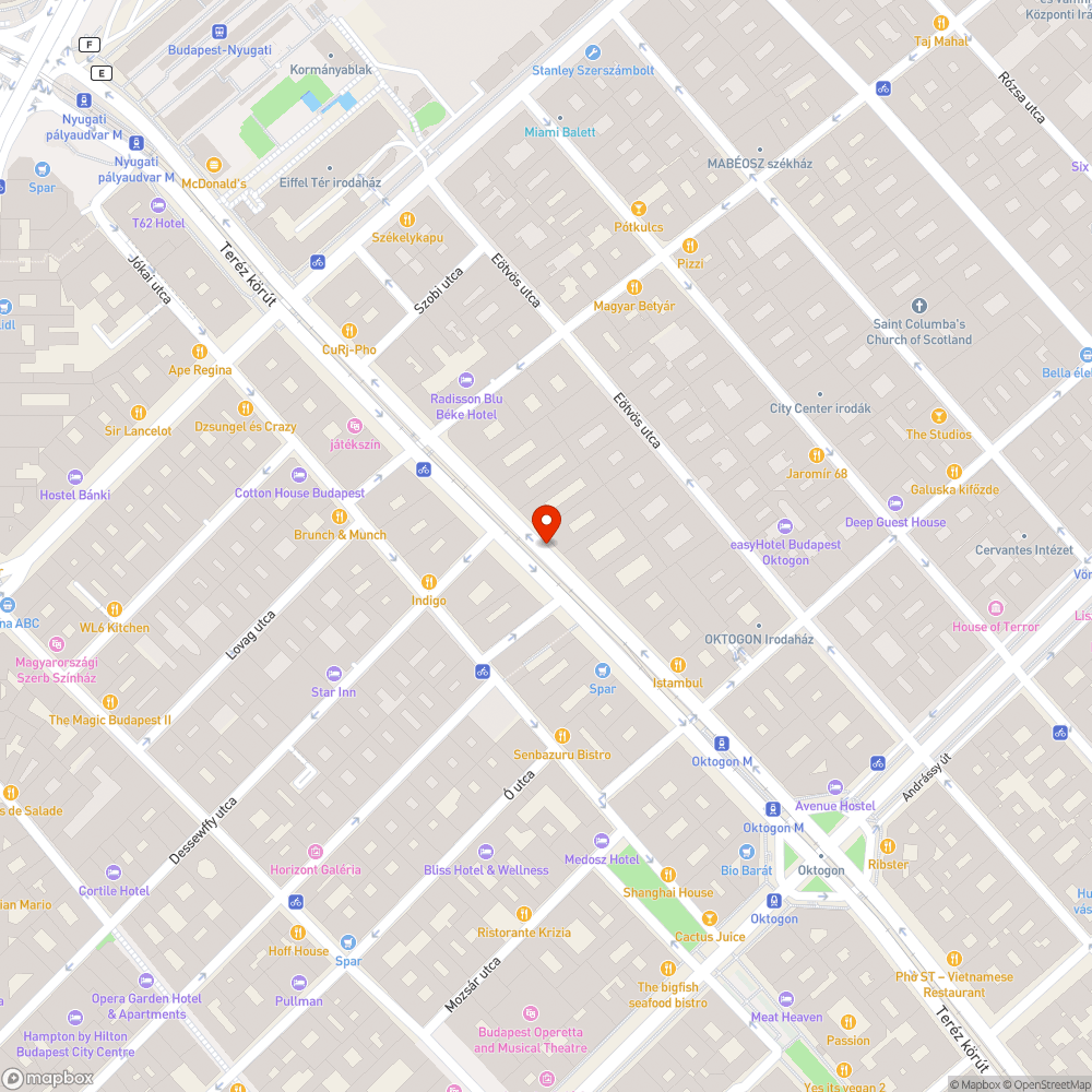 Összefirkált vitrin bejelentés helye