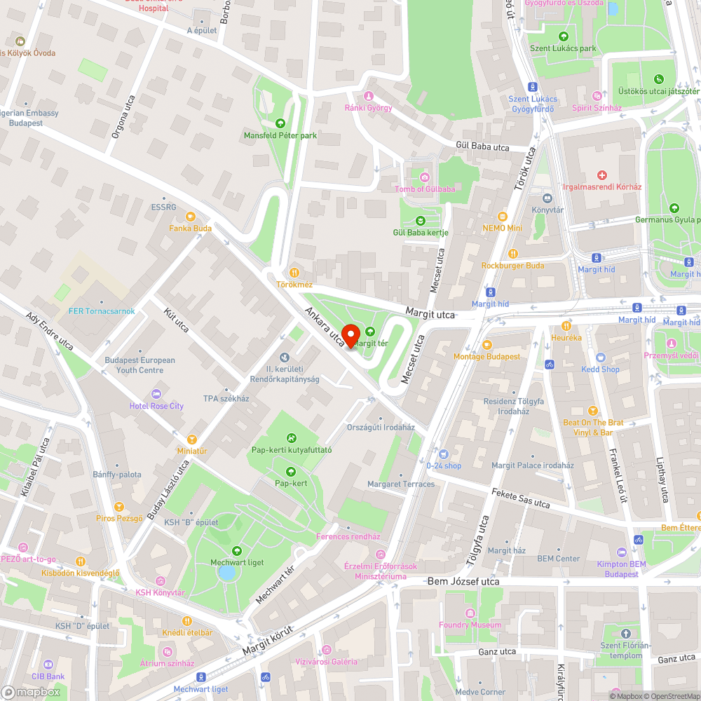 Szelektív sziget melletti szemét bejelentés helye