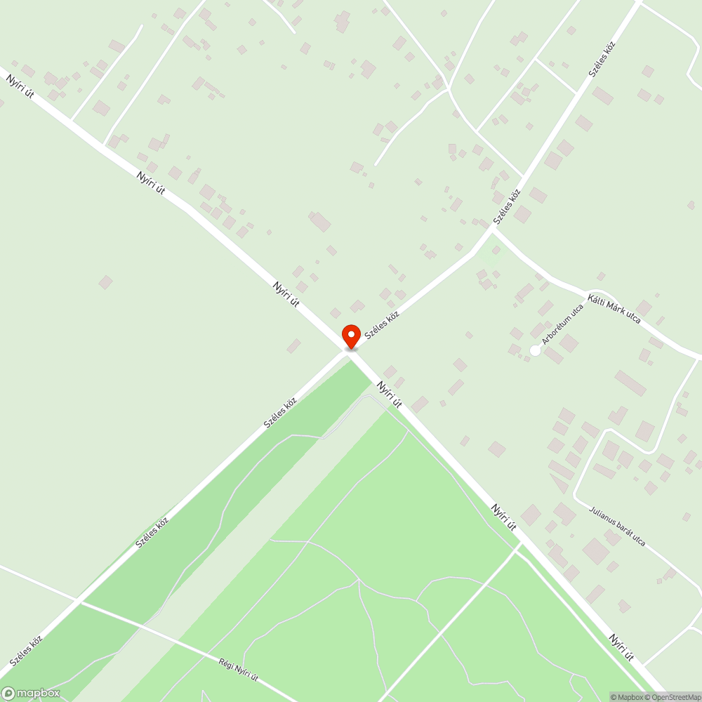 Kiújult kátyú Máriahegyen bejelentés helye