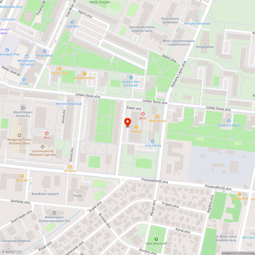 Nincs közvilágítás a pakolóban bejelentés helye