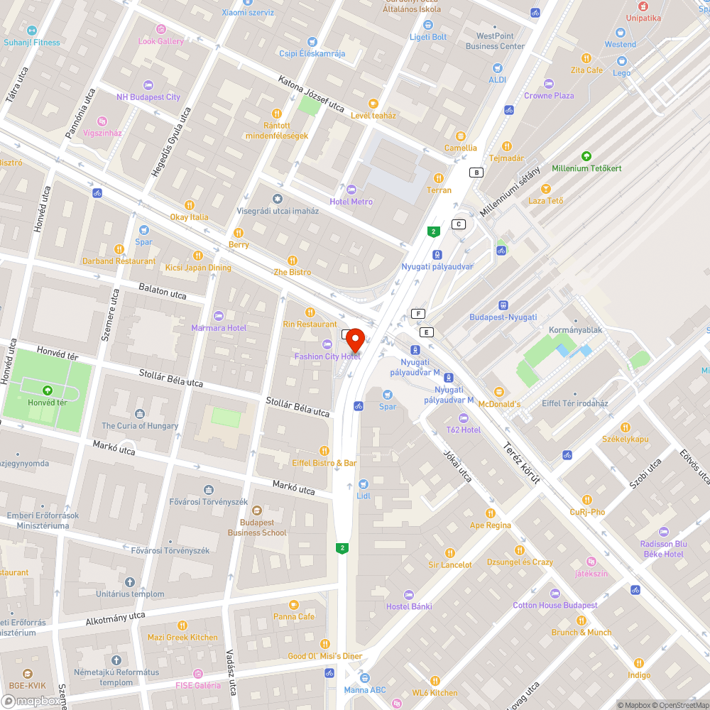 Vízelvezető rács Nyugati M3 pótló megálló bejelentés helye