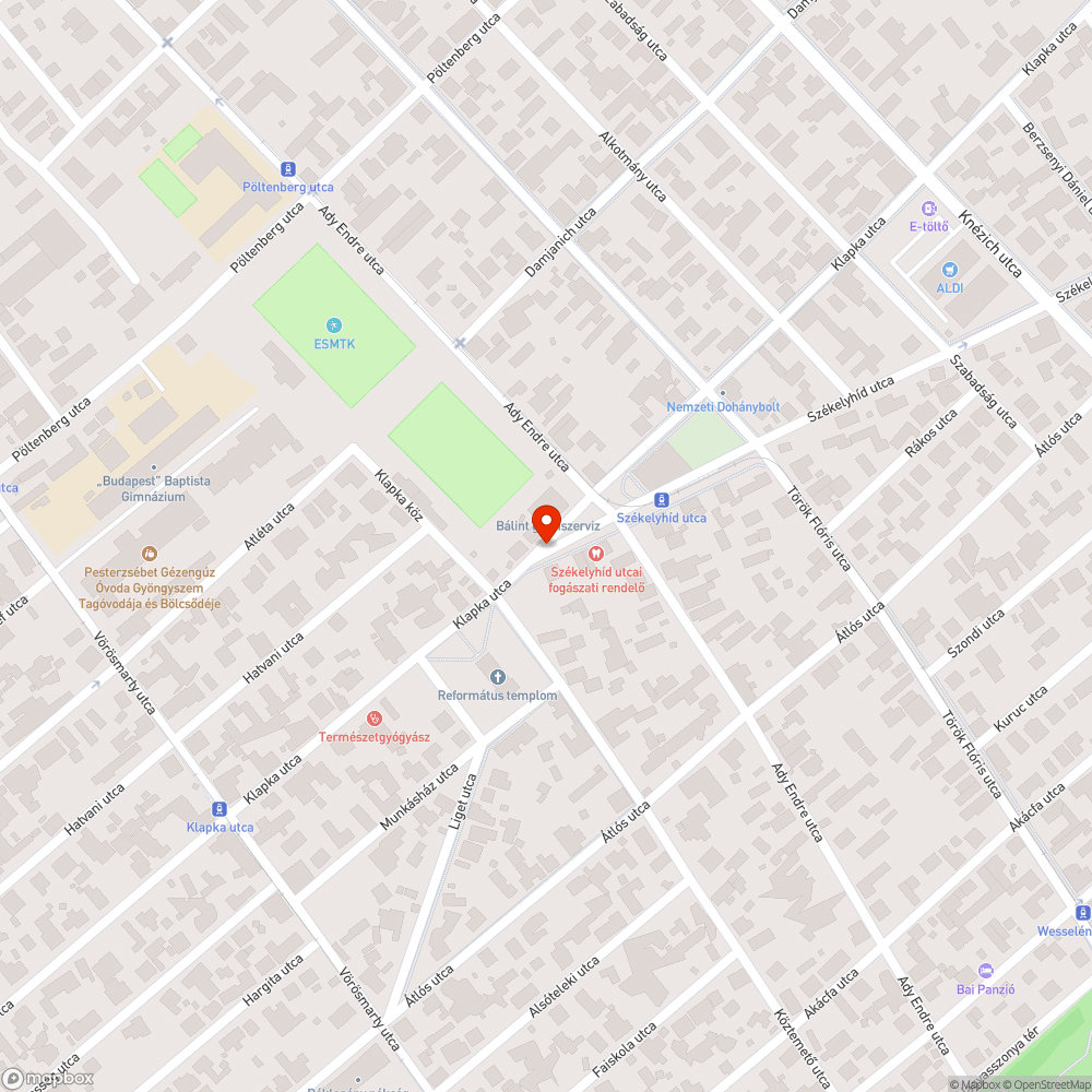 Közvilágítás hiánya bejelentés helye