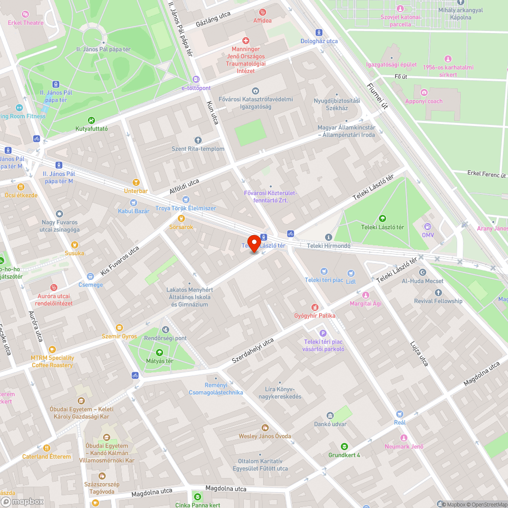 Roncsautó bejelentés helye