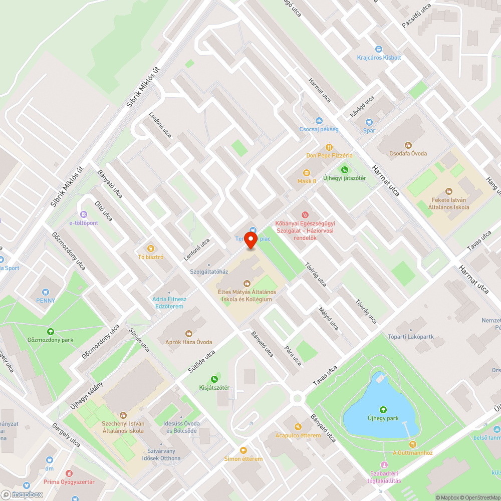 Törött ablak bejelentés helye