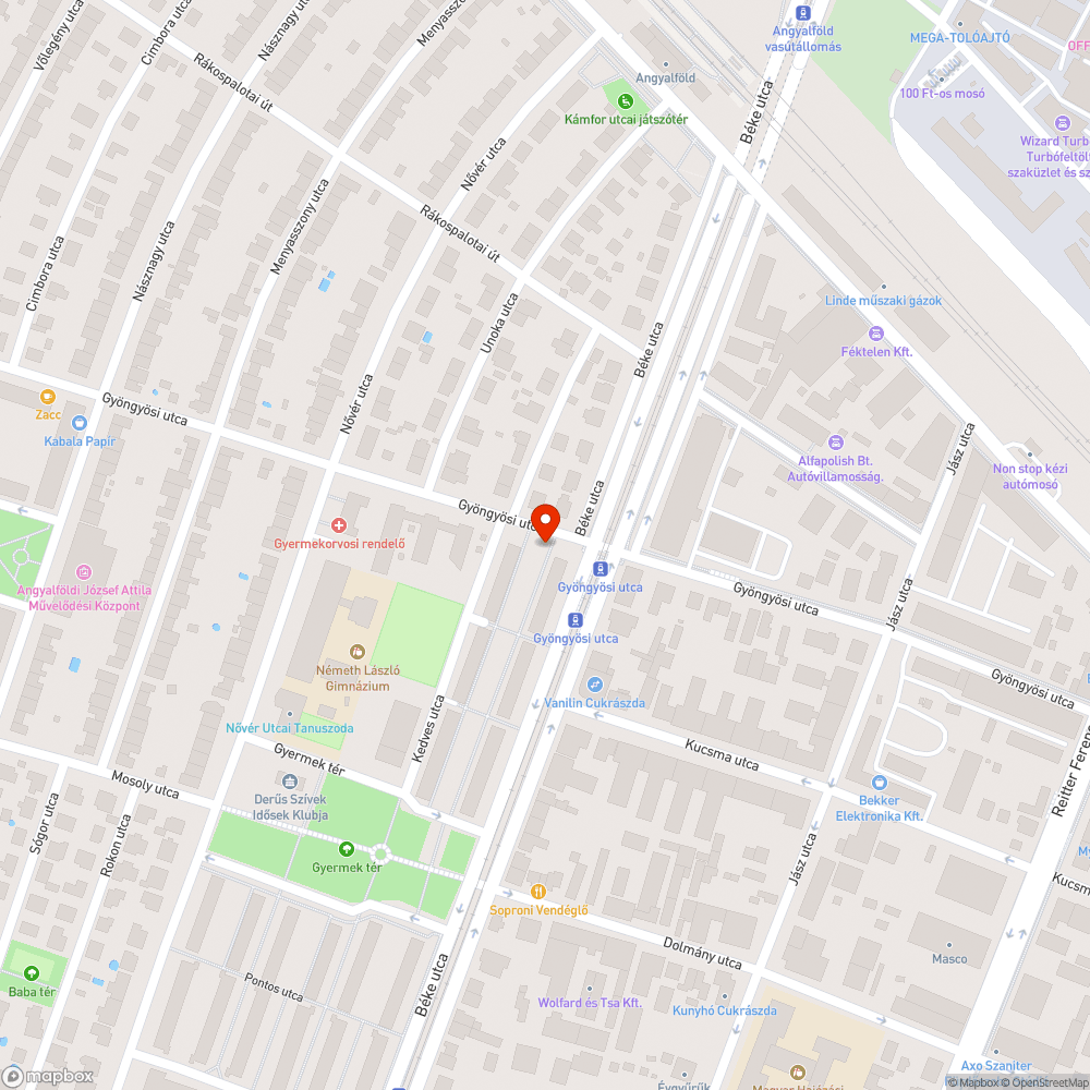 Köztéri pad elemek bejelentés helye