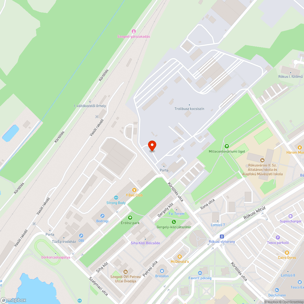 Szétszakadt csukló bejelentés helye