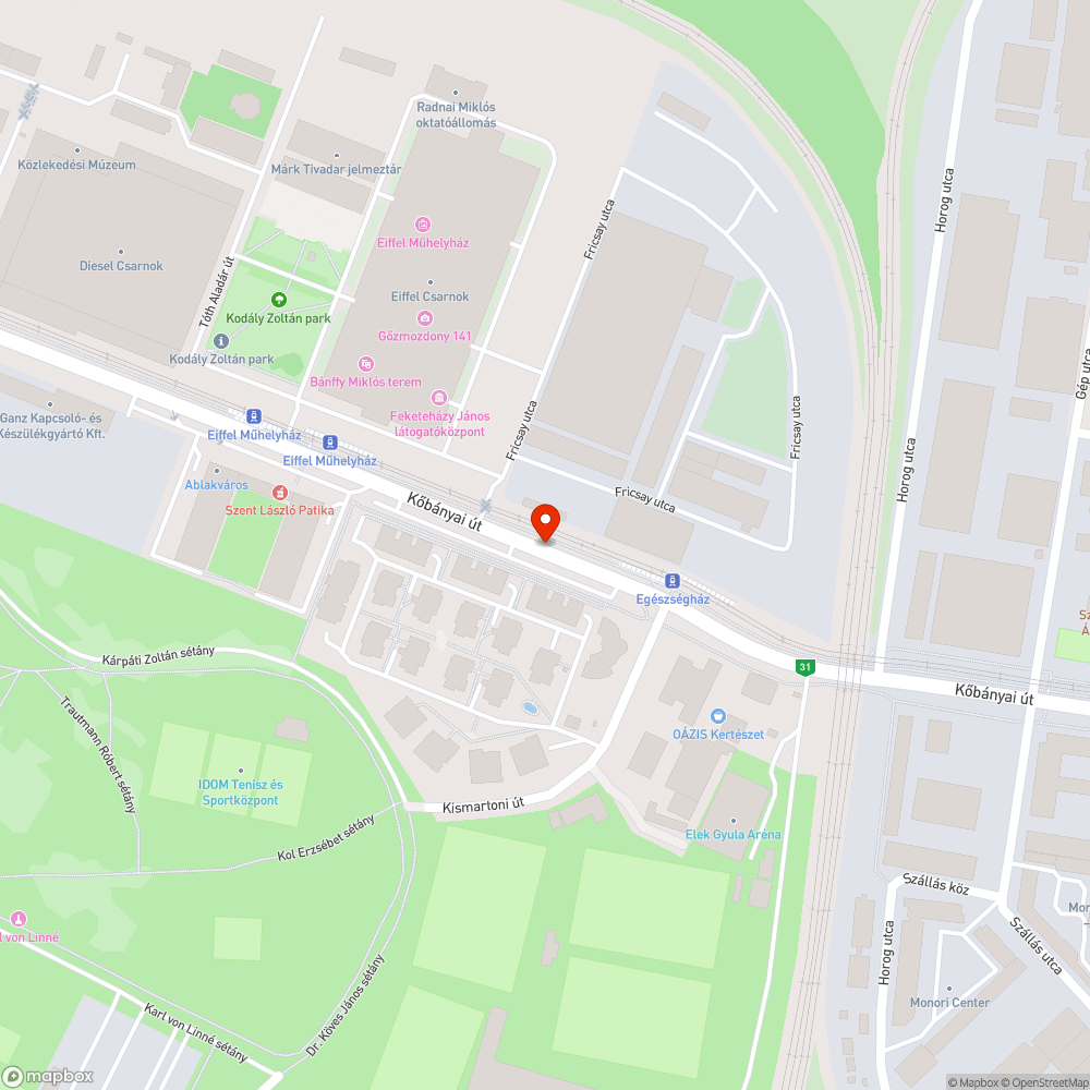 "P"-tábla bejelentés helye