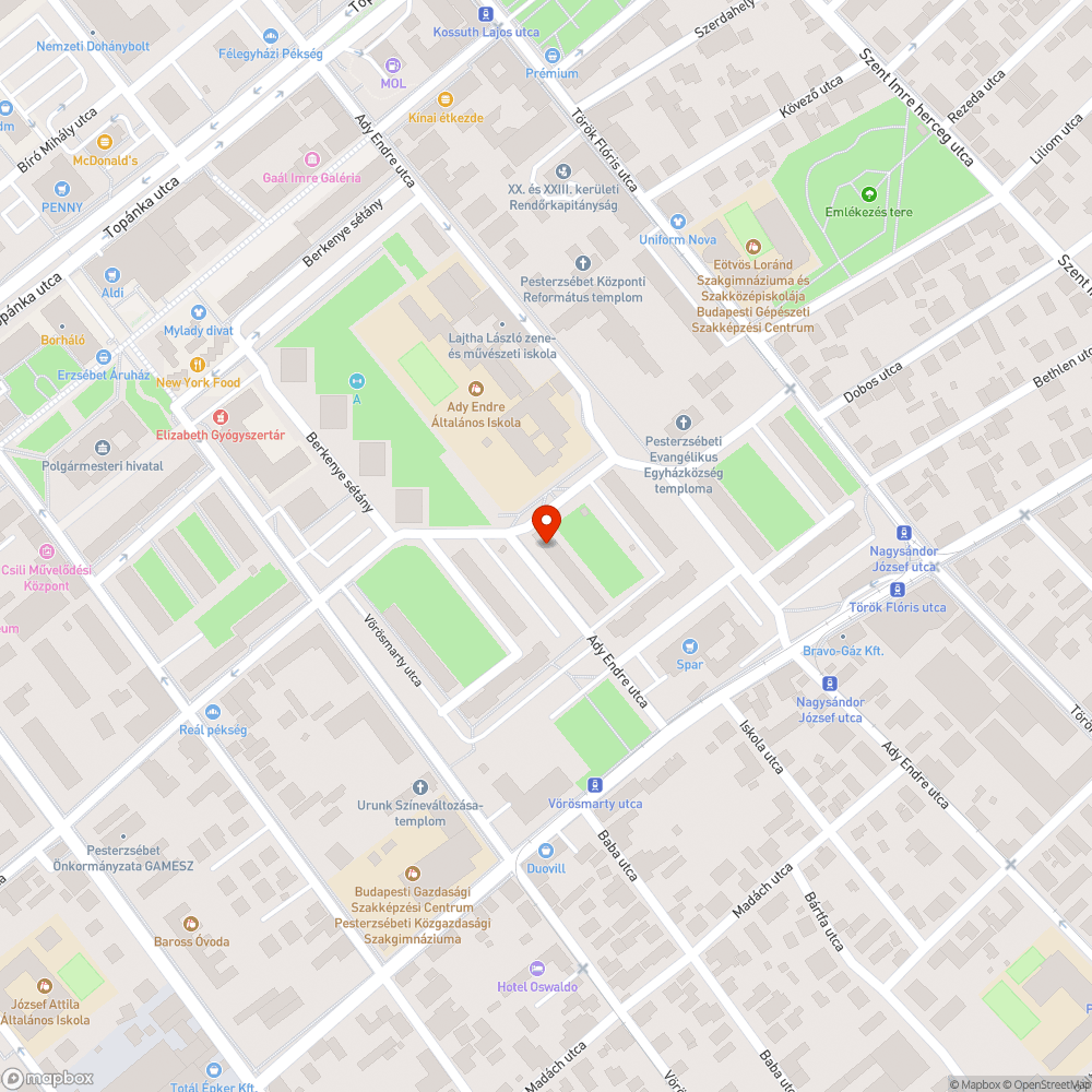 Feltört útburkolat bejelentés helye