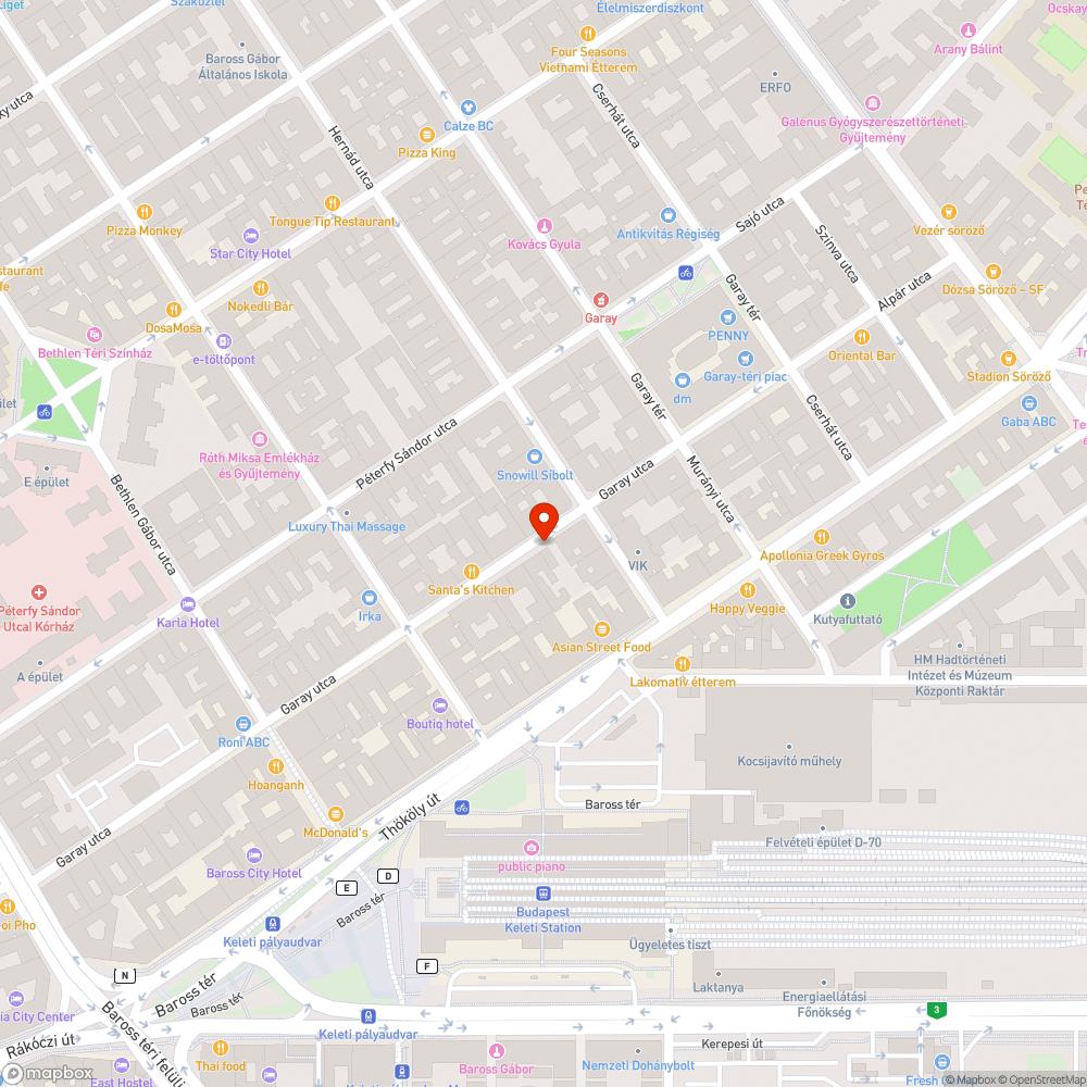 Beszakadt járda bejelentés helye