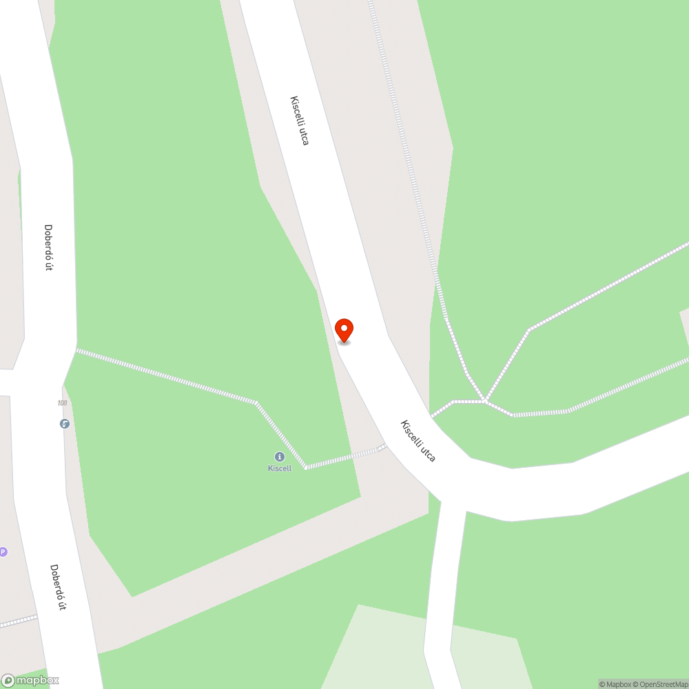 Kiscelli út csúszós burkolat bejelentés helye