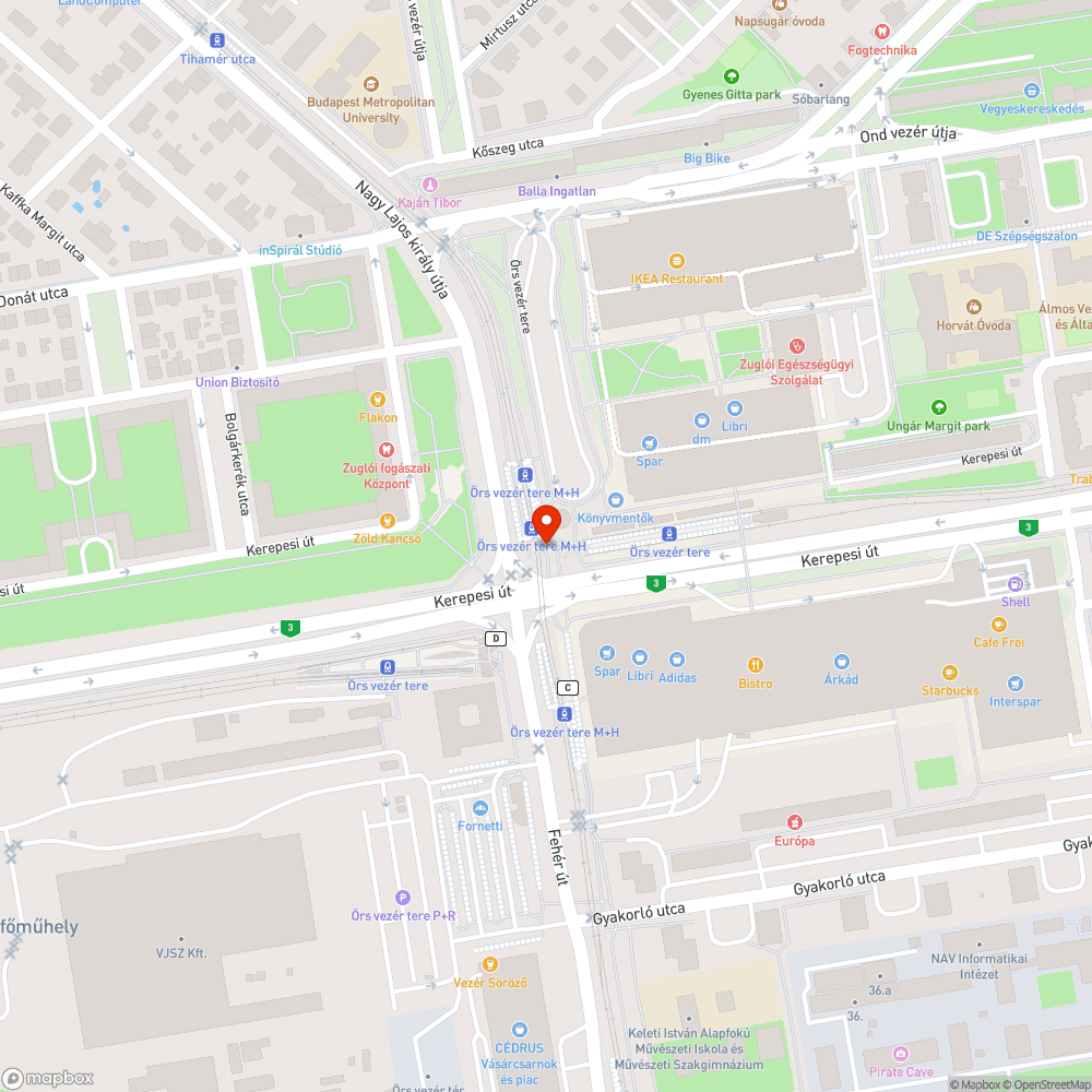 Graffitik az aluljáróban bejelentés helye