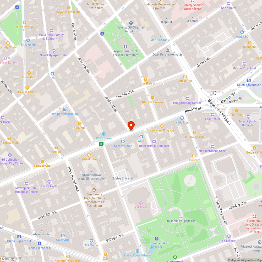 Elhagyott utánfutó bejelentés helye