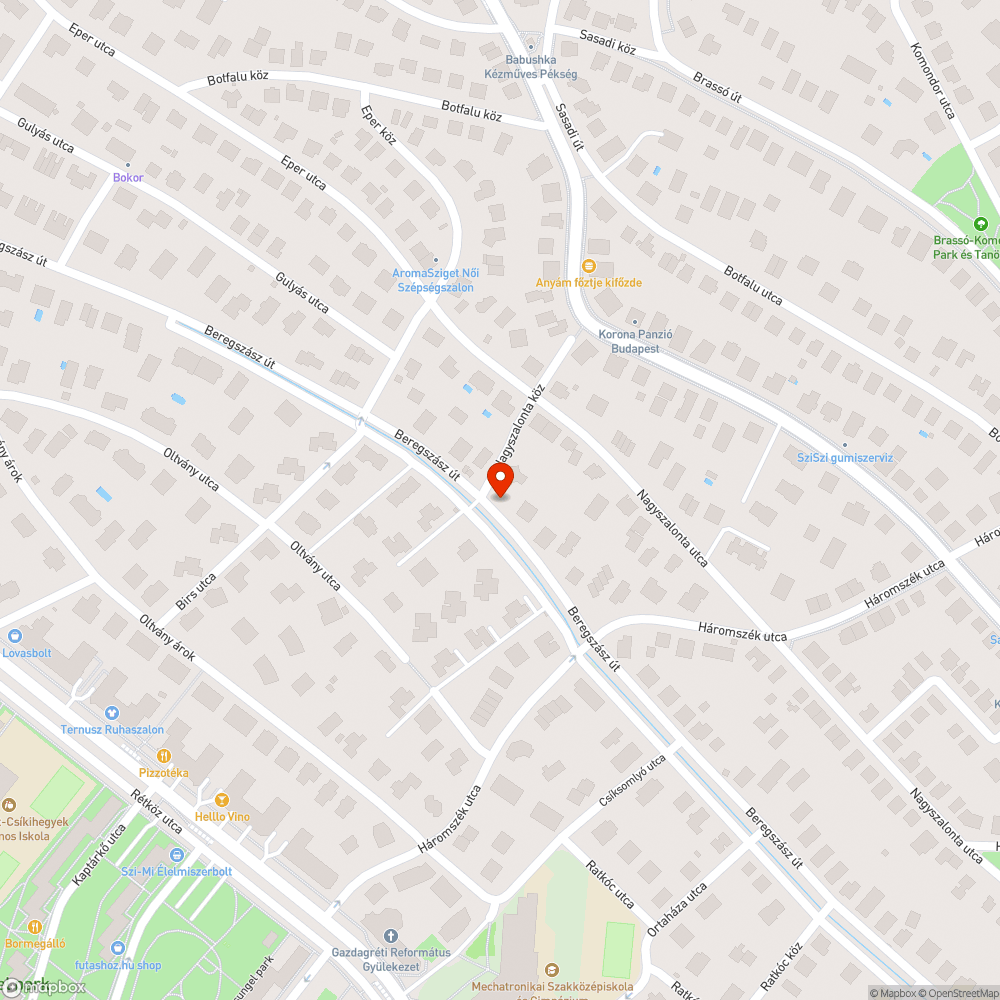 Roncsautó bejelentés helye