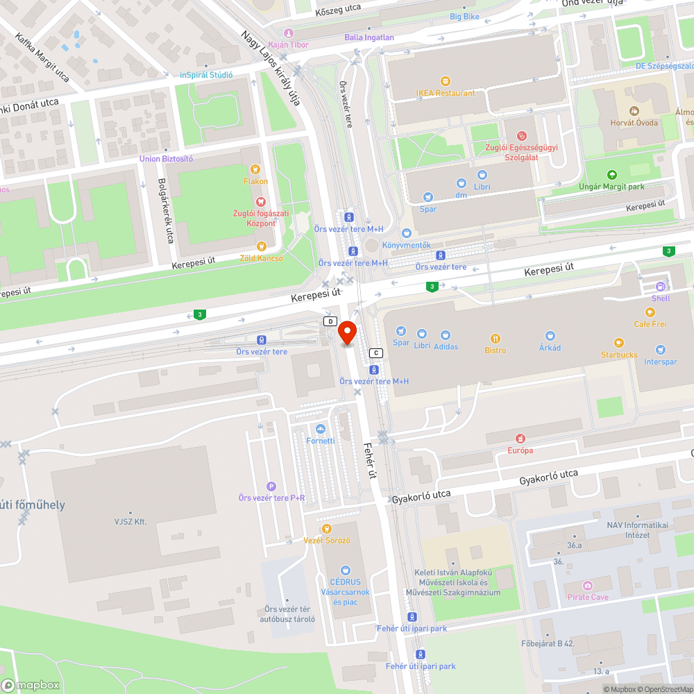 Kidöntött poller bejelentés helye