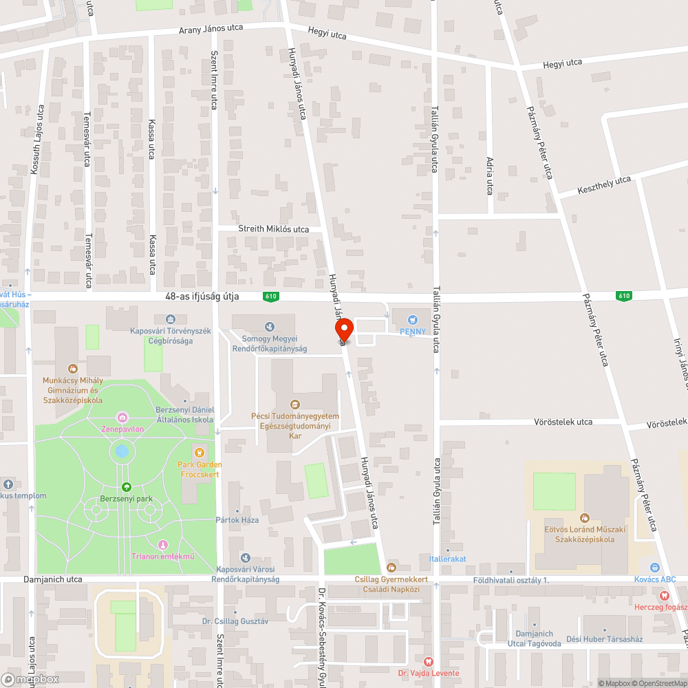 Korhadó fatörzsek bejelentés helye