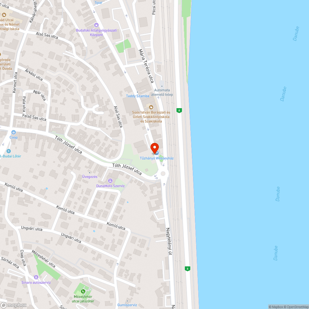 Ruhaszaggató buszmegálló bejelentés helye