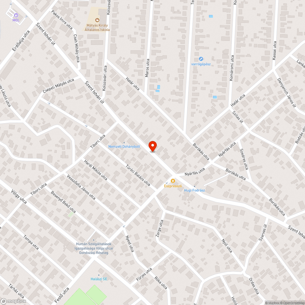 Kint felejtett táblák (Szent István út) bejelentés helye