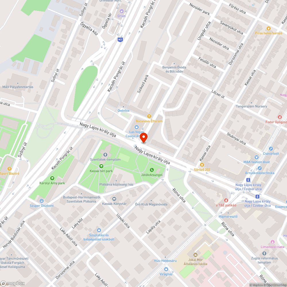 Színtelen bejelentés helye