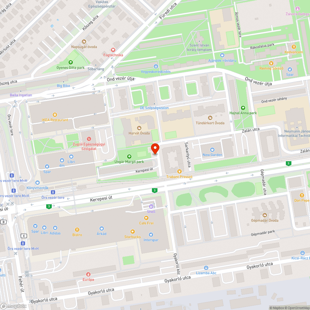 Funkciótlan, kidöntött kőelemek és autógumi. bejelentés helye