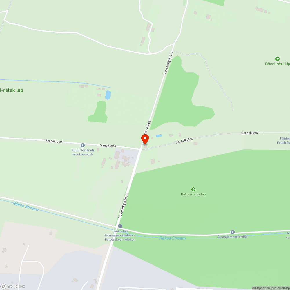 Lovasvölgyi utca probléma bejelentés helye