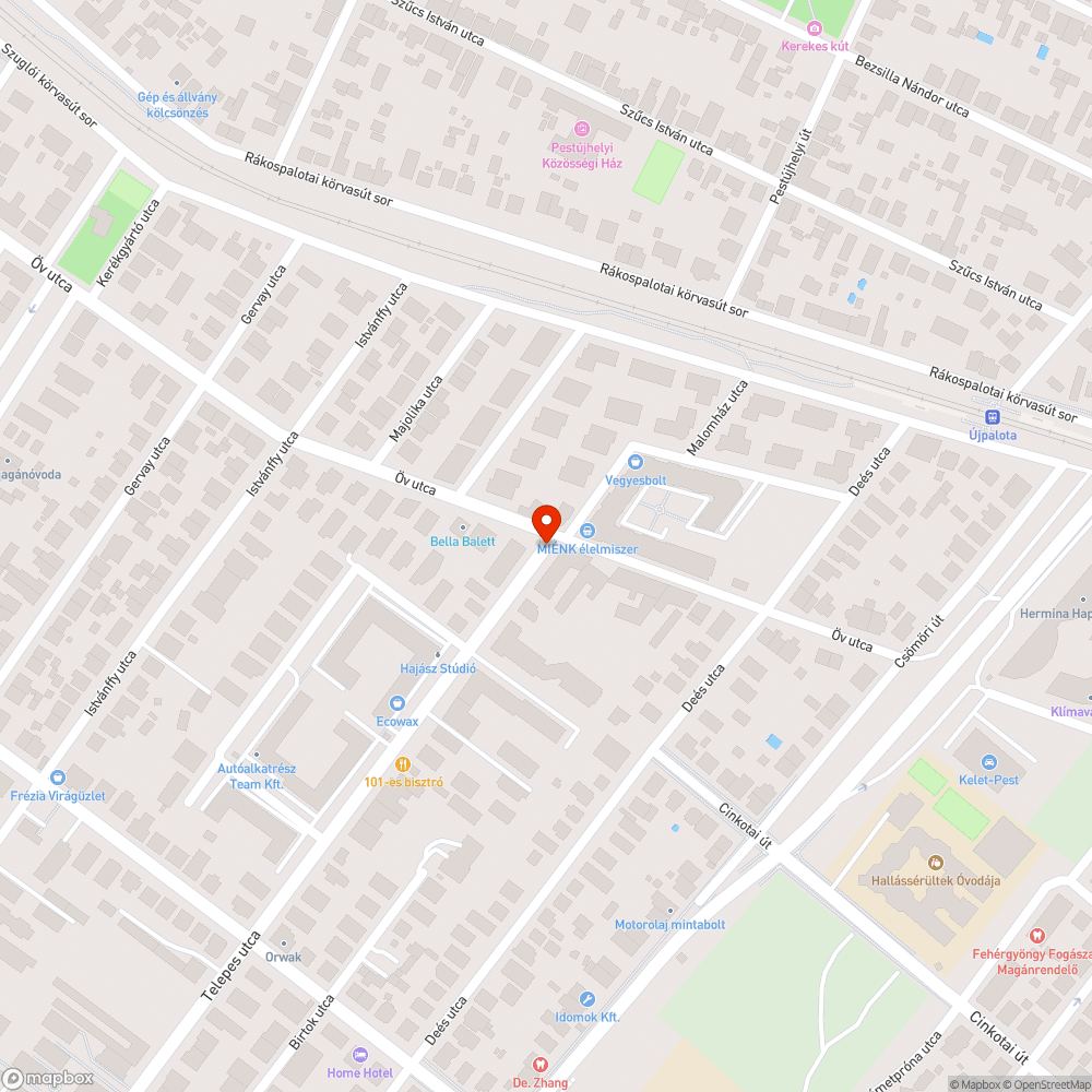 Lekopott zebra bejelentés helye