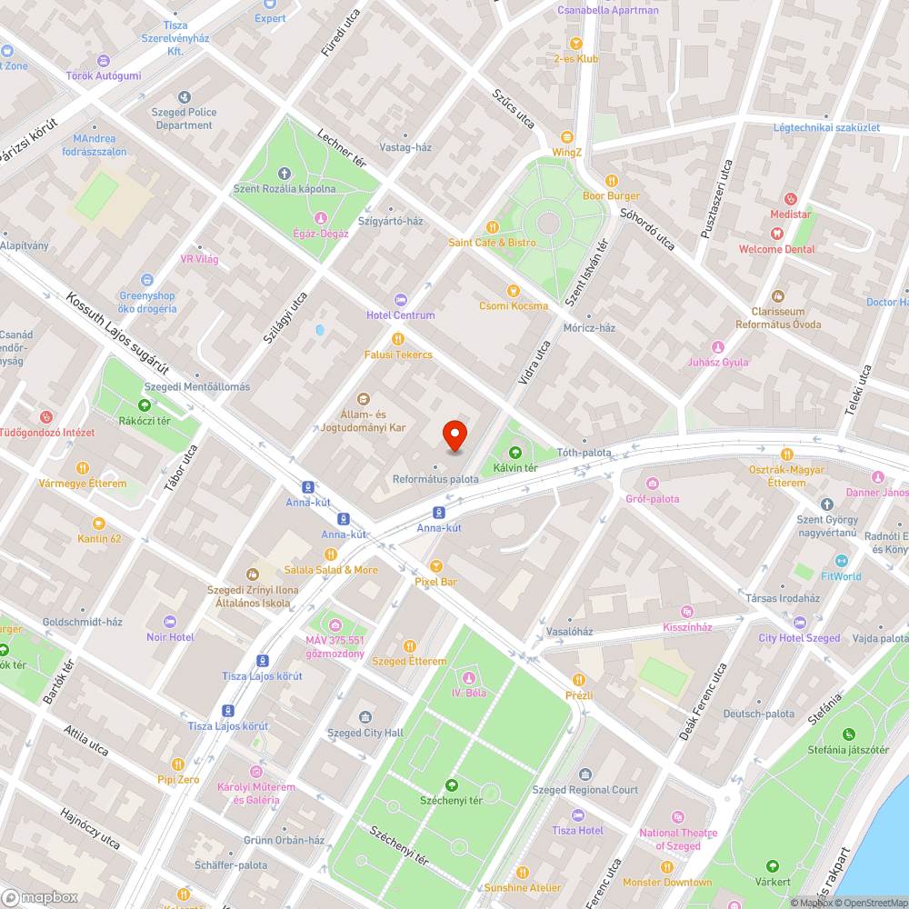 Mély kátyú a kerékpárúton bejelentés helye