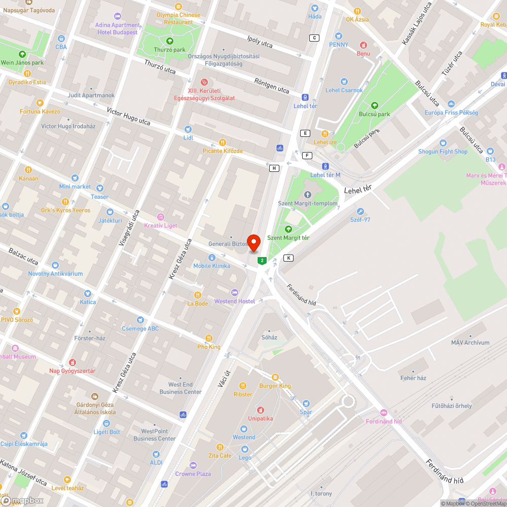 Hulladék bringa a járdán bejelentés helye