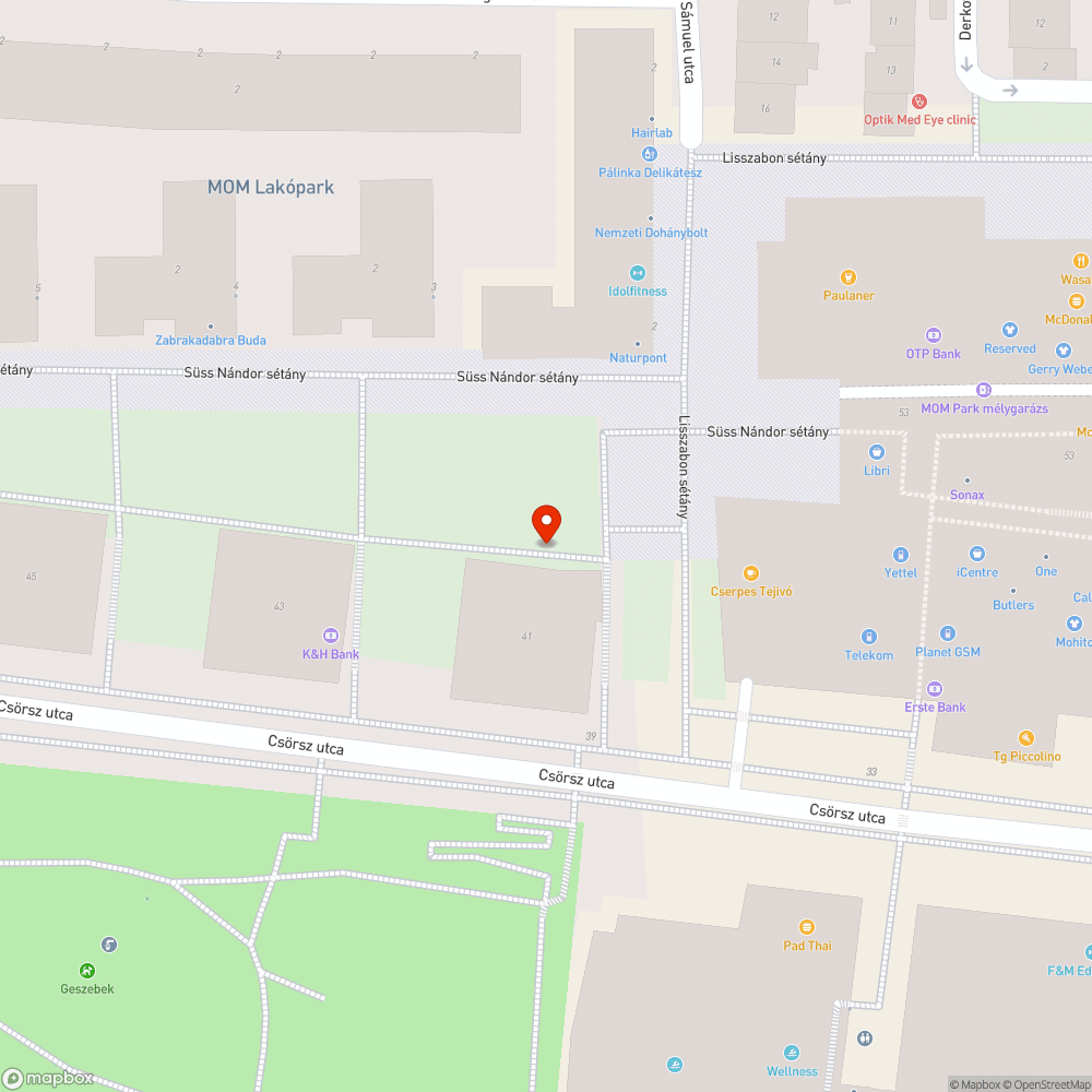 Balesetveszélyes járda bejelentés helye