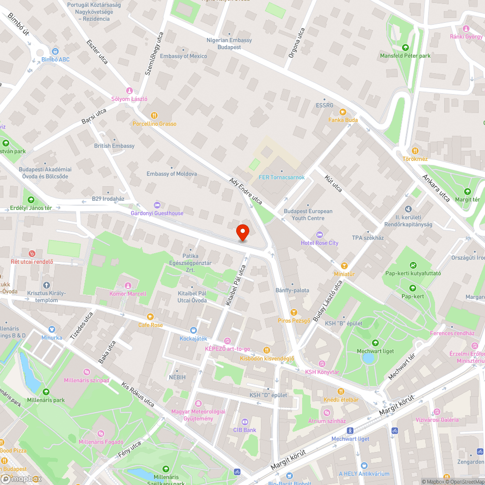 Megdőlt támfal bejelentés helye