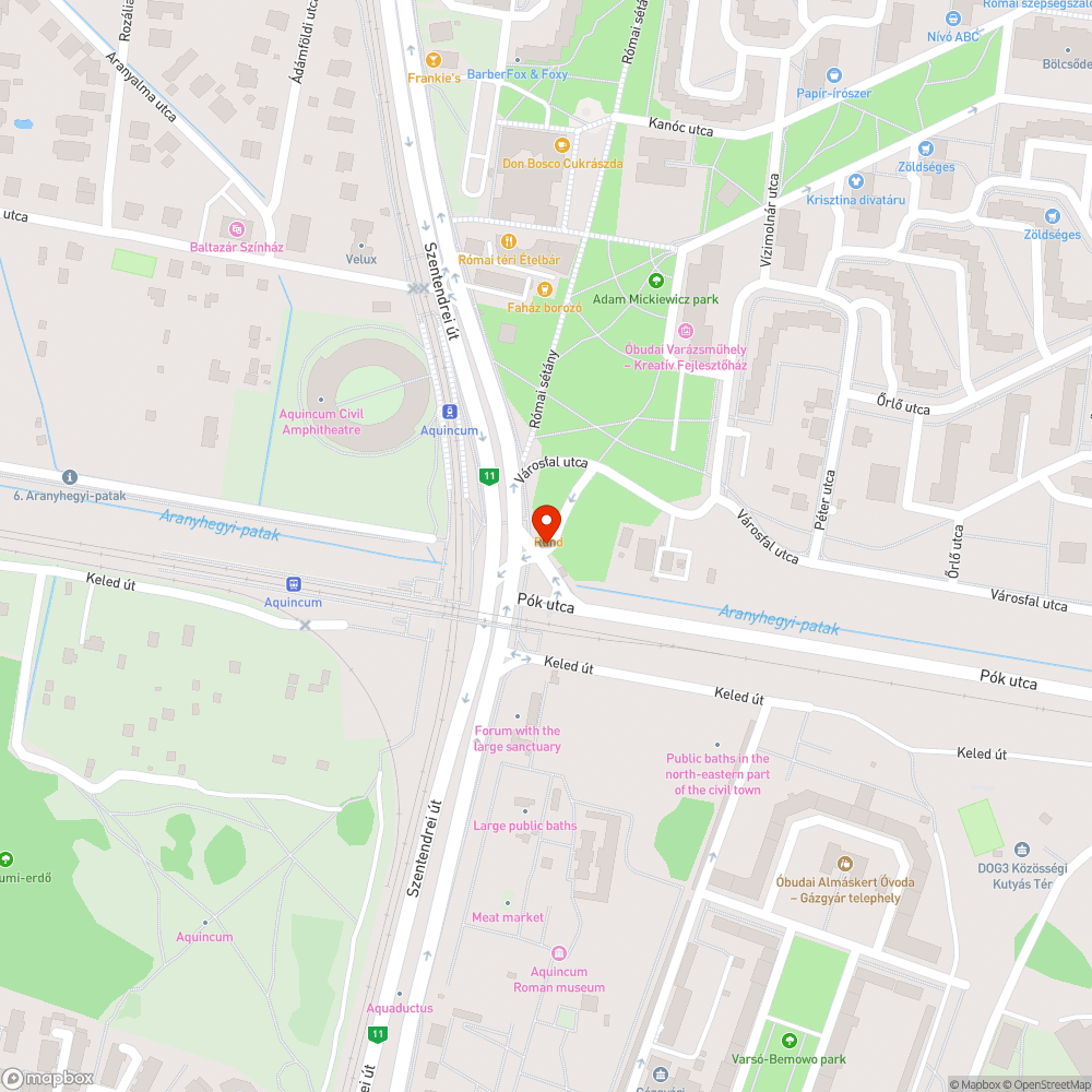 Matricás tábla bejelentés helye