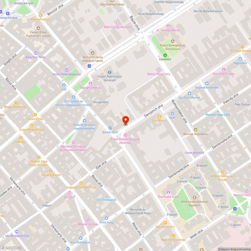 Elhagyott autó a Damjanich utcában bejelentés helye