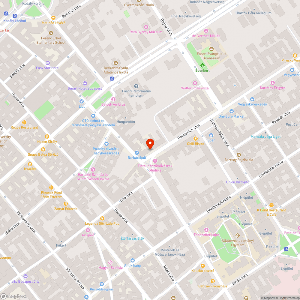 Füvön parkoló autó(k)  a Damjanich utcában bejelentés helye