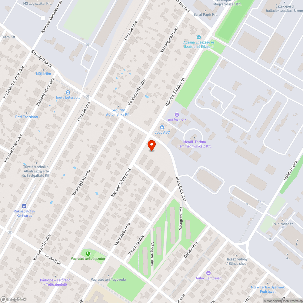 Illegális szemétlerakás bejelentés helye