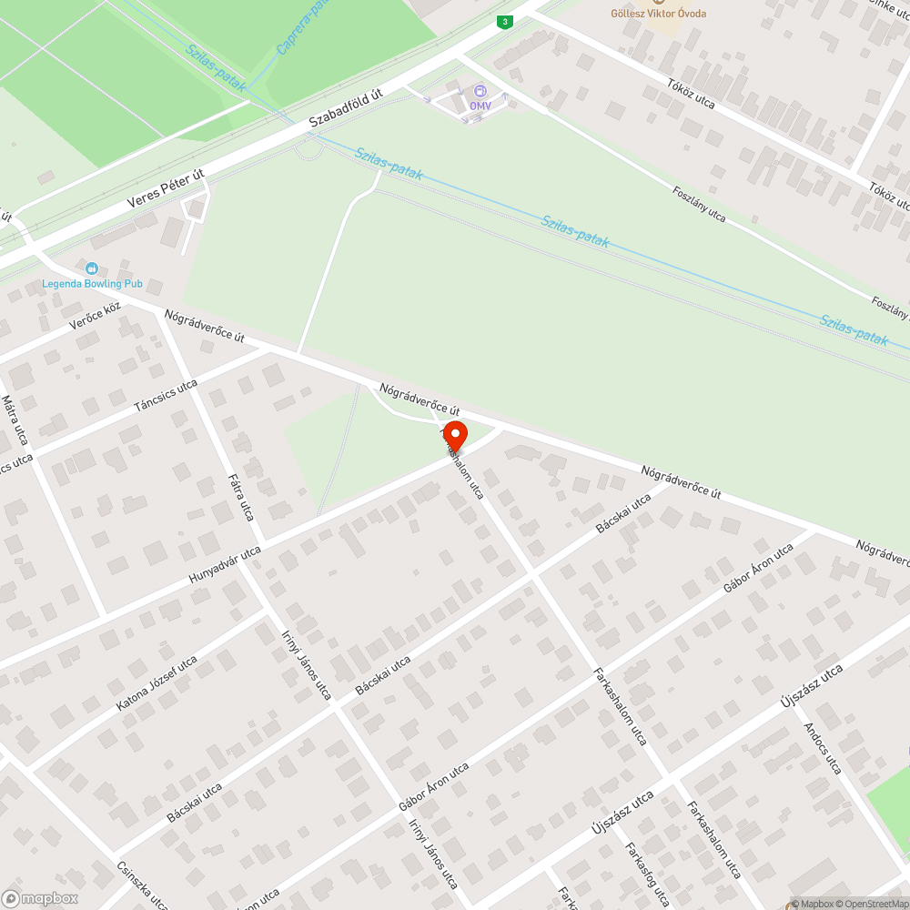 Kidőlt irányjelző tábla bejelentés helye