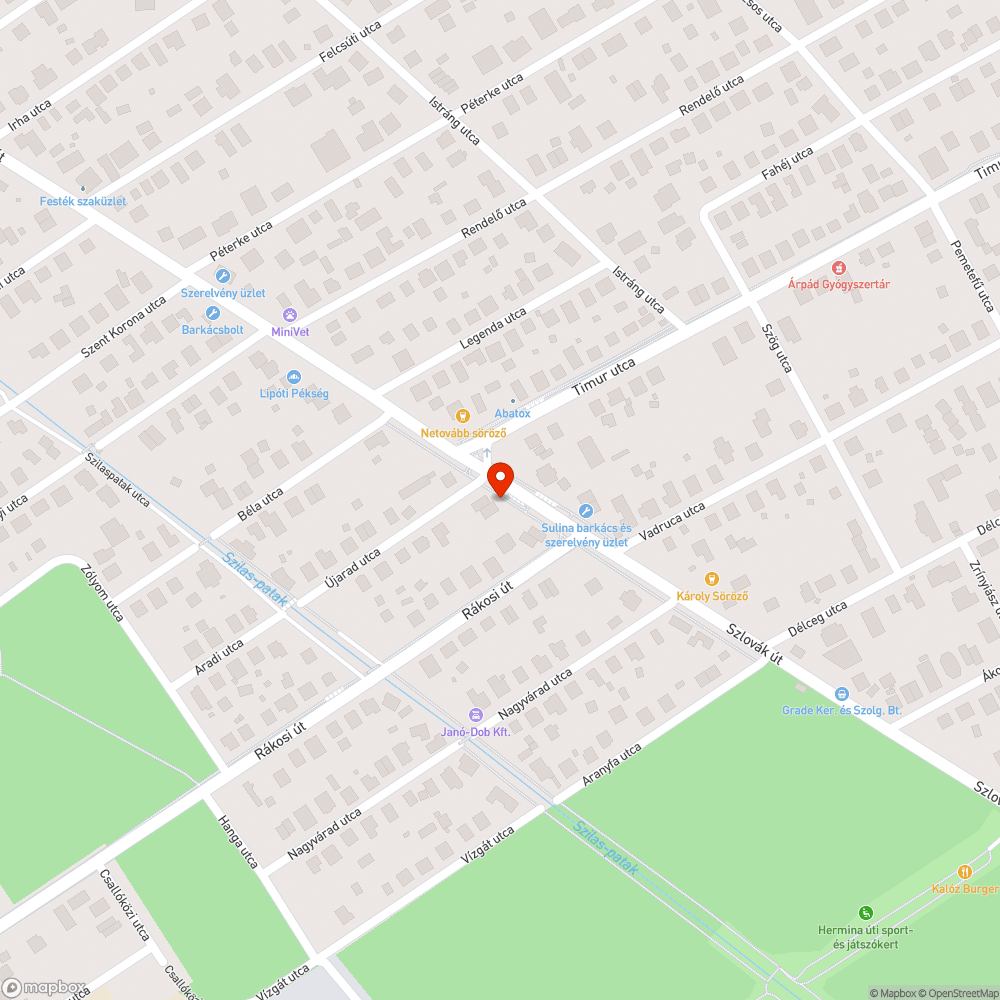 Hiányzó fa bejelentés helye