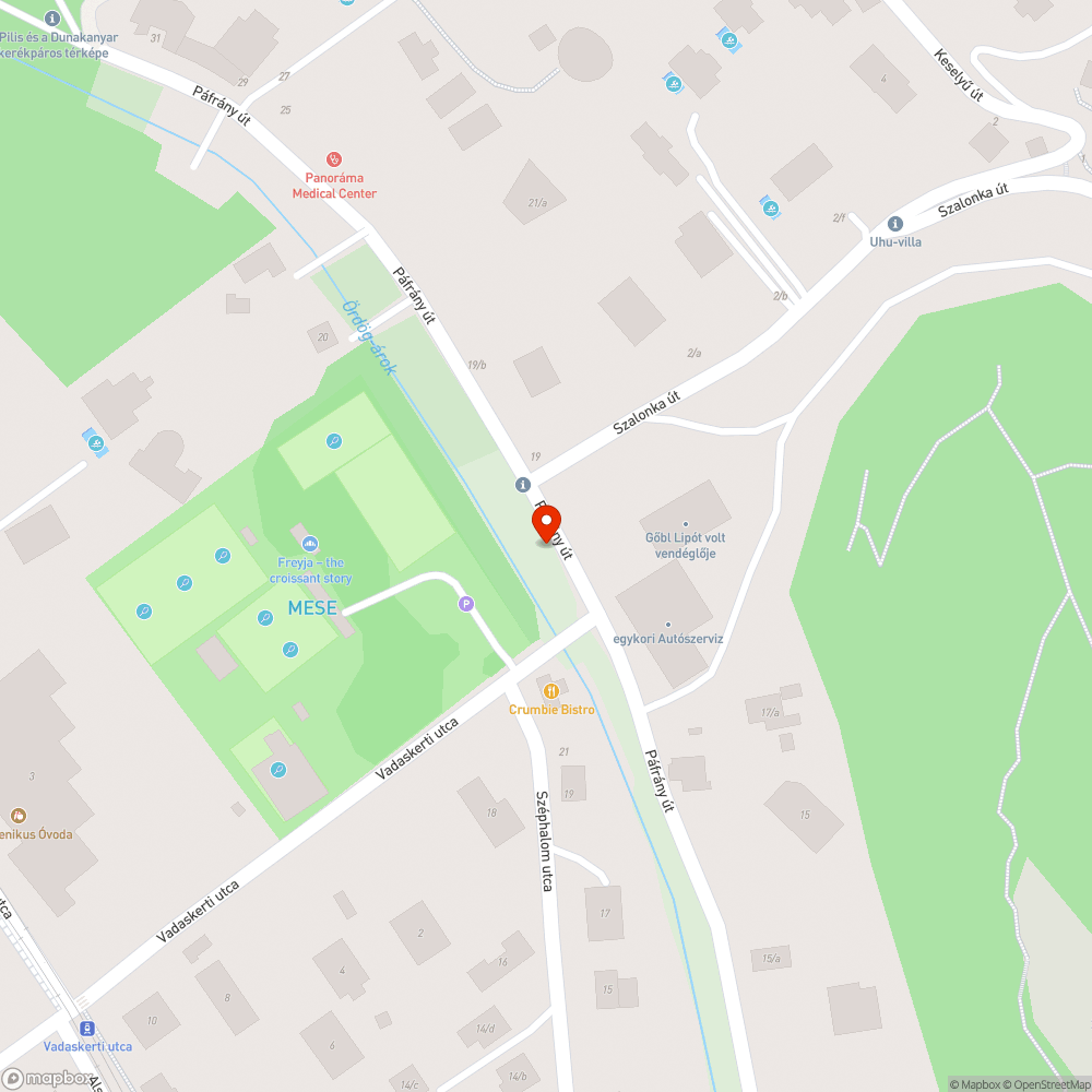 Szemét a Páfrány úton, az Ördög árok partján bejelentés helye