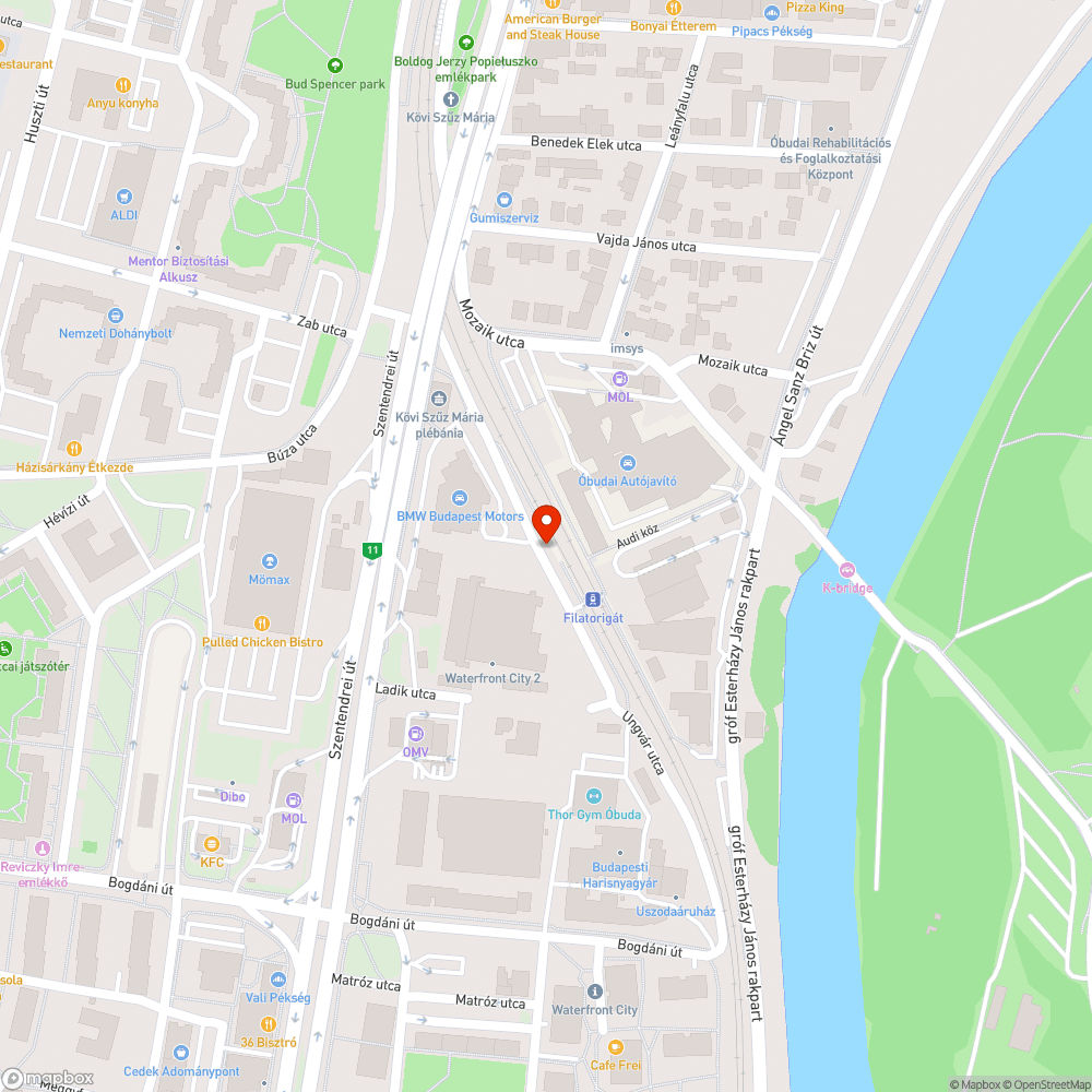 Nem működő Futár bejelentés helye