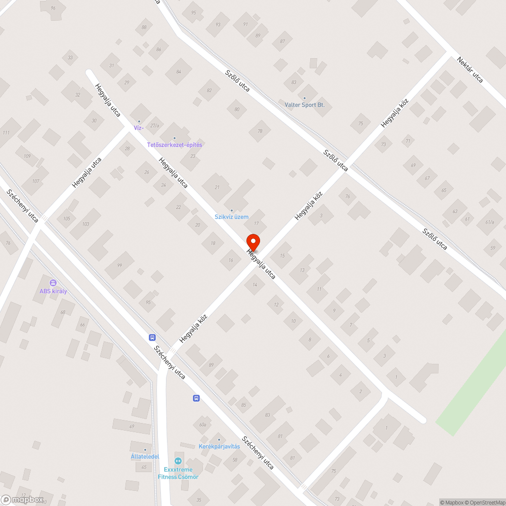 Rossz csatorna bejelentés helye