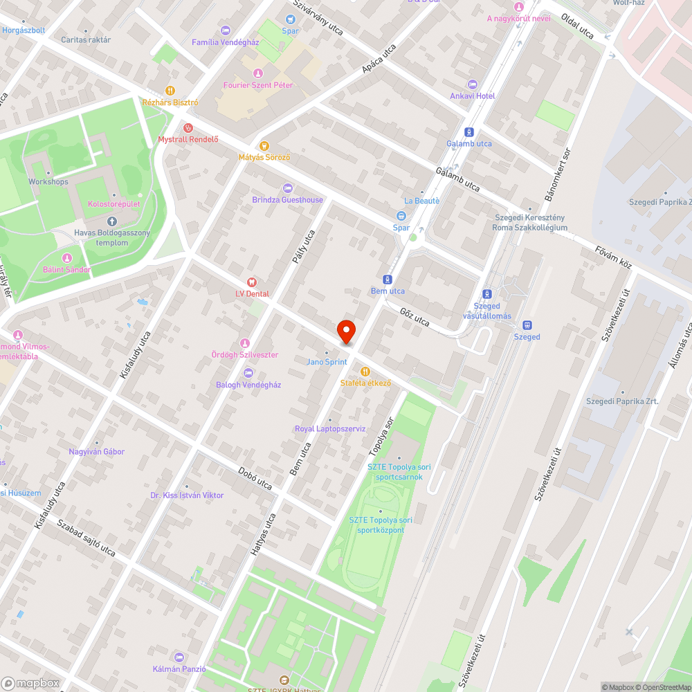 Elhagyott autó Szegeden bejelentés helye