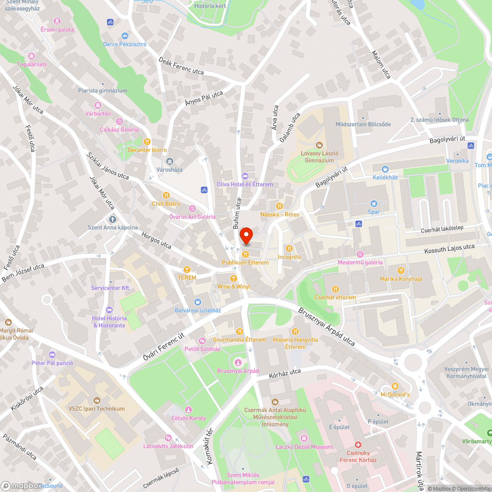 Szemétözön bejelentés helye