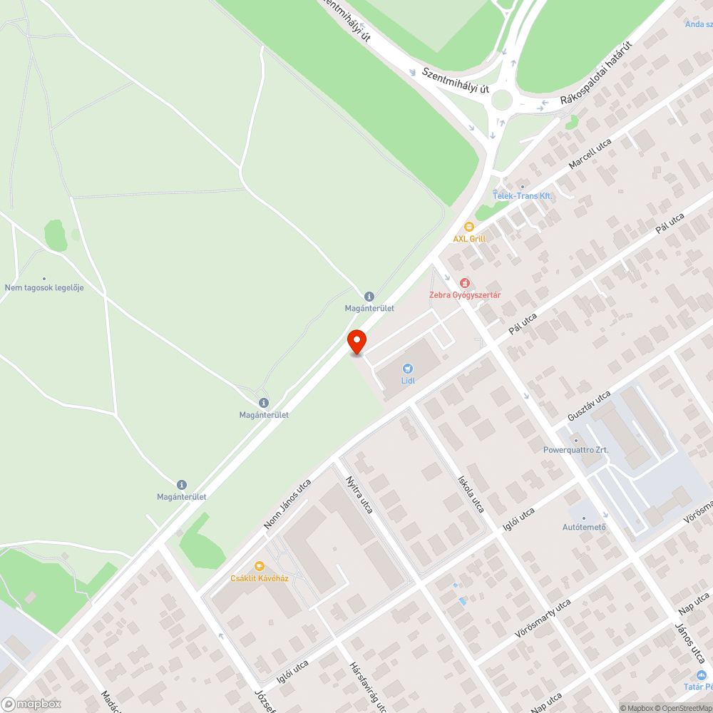 Kidőlt tábla bejelentés helye