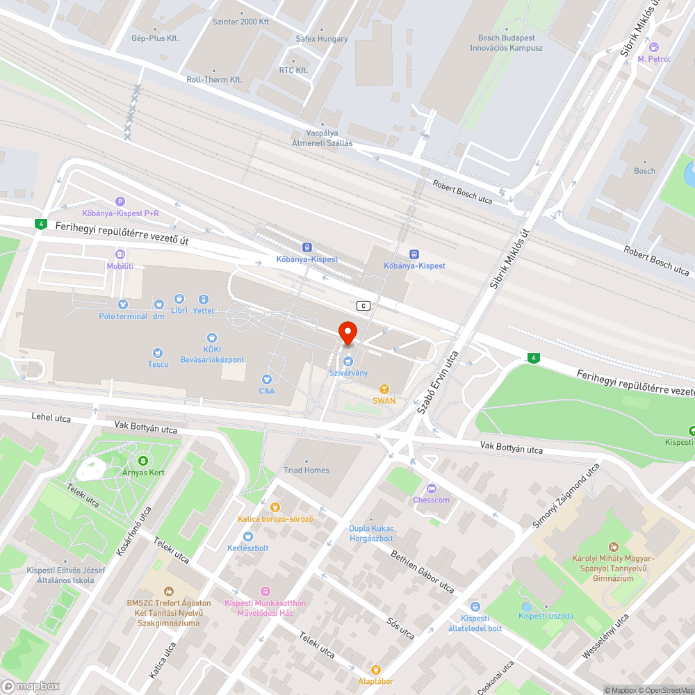 KÖKI korlát bejelentés helye