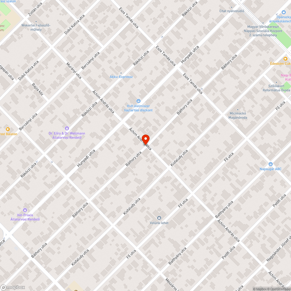 Kátyúk és törmelék bejelentés helye