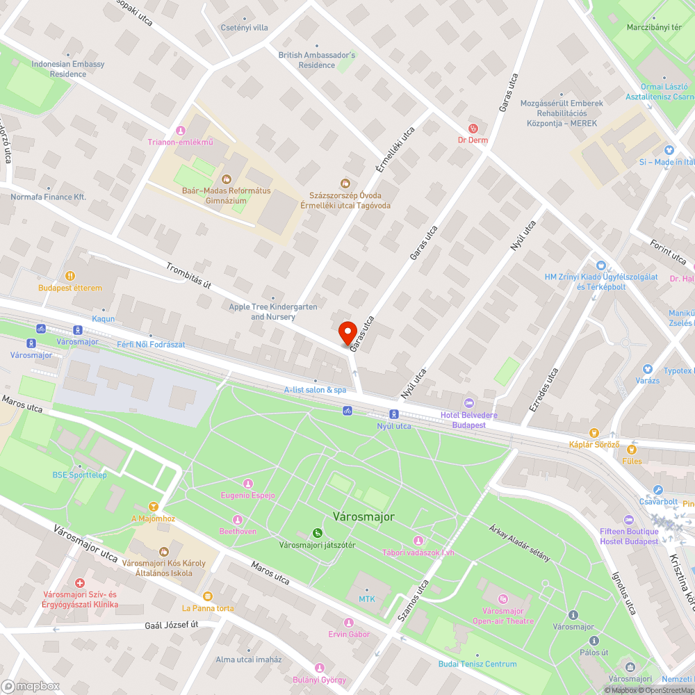 Leégett kuka bejelentés helye