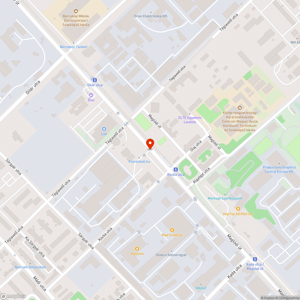 Tábla nélküli oszlop bejelentés helye