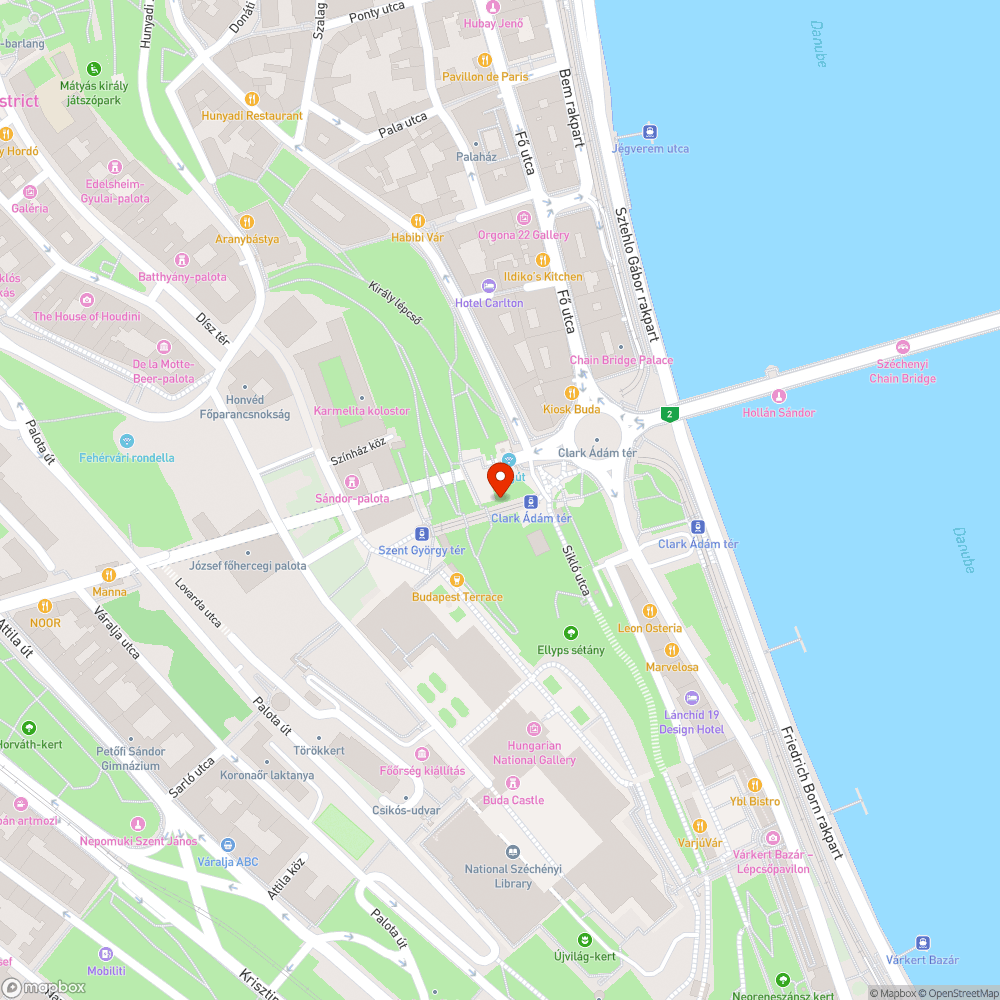 Várba vezető út bejelentés helye