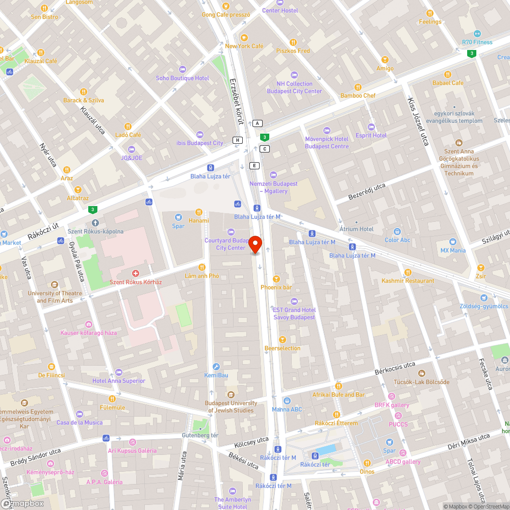 Üres oszlop bejelentés helye